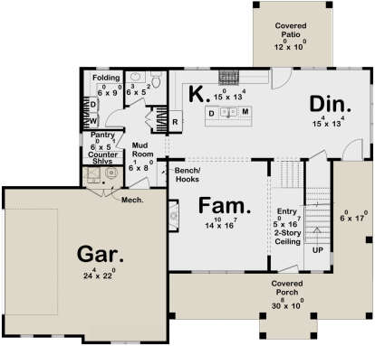 Main Floor for House Plan #963-00871