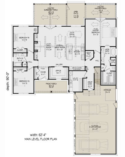 Main Floor for House Plan #940-00967