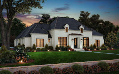 French Country House Plan #4534-00108 Elevation Photo