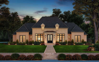 French Country House Plan #4534-00108 Elevation Photo