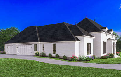 French Country House Plan #4534-00108 Elevation Photo