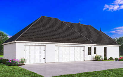 French Country House Plan #4534-00108 Elevation Photo