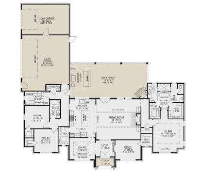 Main Floor for House Plan #4534-00108
