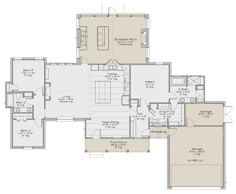 House Plan House Plan #30214 Drawing 1