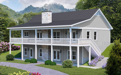 Mountain House Plan #940-00971 Elevation Photo