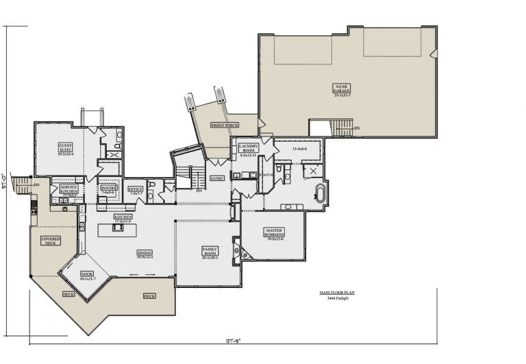 House Plan House Plan #30219 Drawing 1