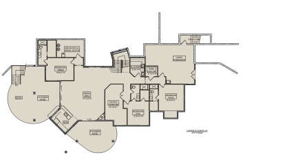 Basement for House Plan #5631-00242