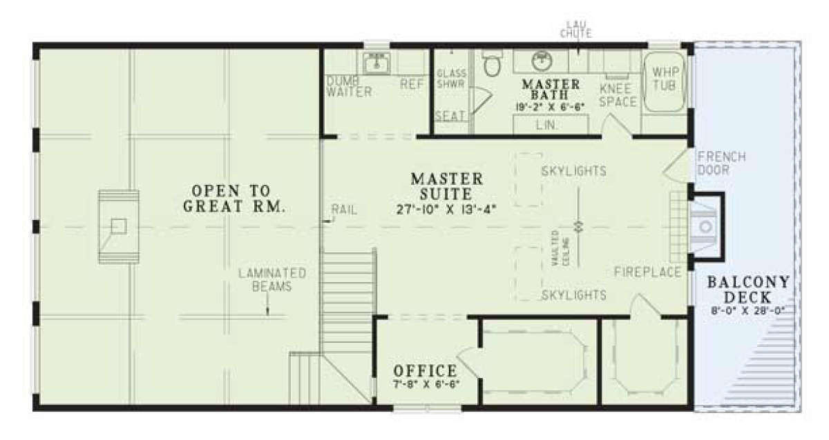 Floorplan 2 for House Plan #110-00083