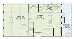 Floorplan 2 for House Plan #110-00083