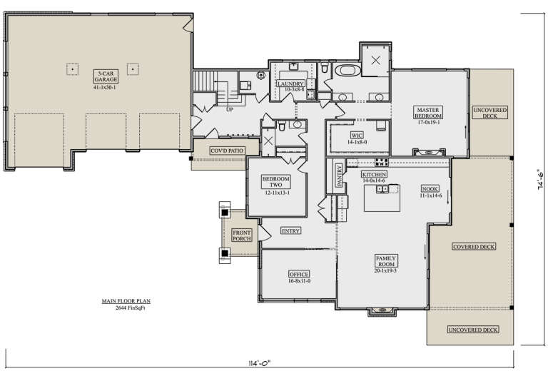 House Plan House Plan #30220 Drawing 1