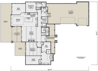 Main Floor  for House Plan #5631-00244