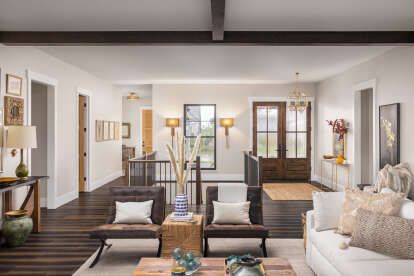 Modern Farmhouse House Plan #5631-00246 Build Photo