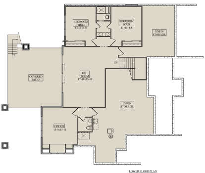 Basement for House Plan #5631-00246