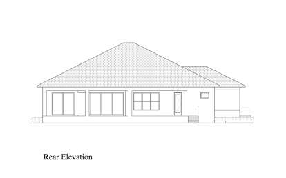 Contemporary House Plan #207-00139 Elevation Photo