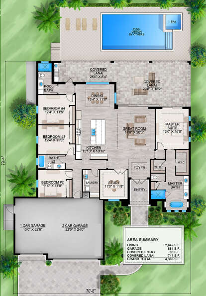 Main Floor  for House Plan #207-00139