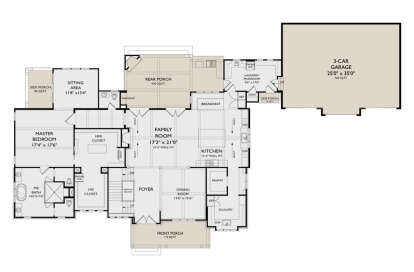 Main Floor  for House Plan #957-00118