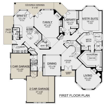 Main Floor  for House Plan #5445-00517