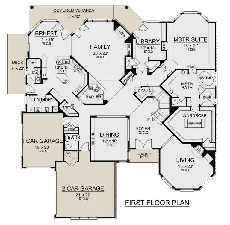 House Plan House Plan #30227 Drawing 1