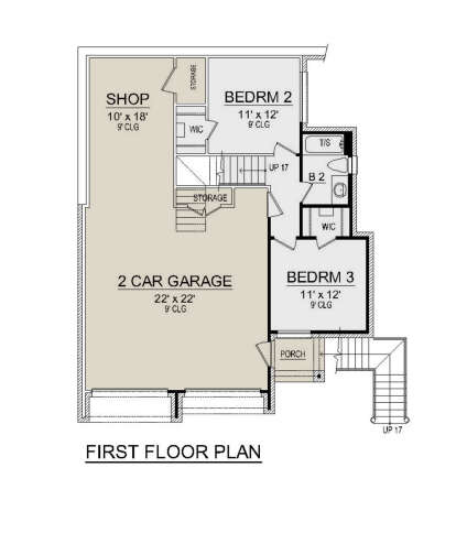 Main Floor  for House Plan #5445-00518