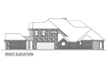 Contemporary House Plan #5445-00519 Elevation Photo