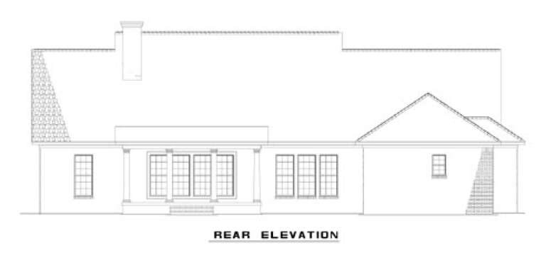 Country House Plan #110-00084 Elevation Photo