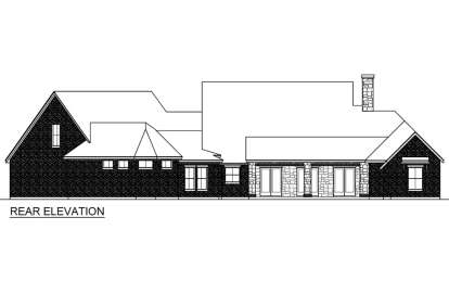 Craftsman House Plan #5445-00520 Elevation Photo