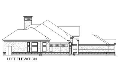 Contemporary House Plan #5445-00521 Elevation Photo