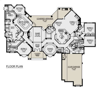 Main Floor  for House Plan #5445-00521
