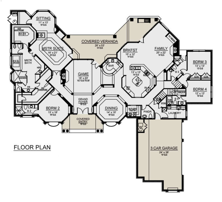 House Plan House Plan #30231 Drawing 1