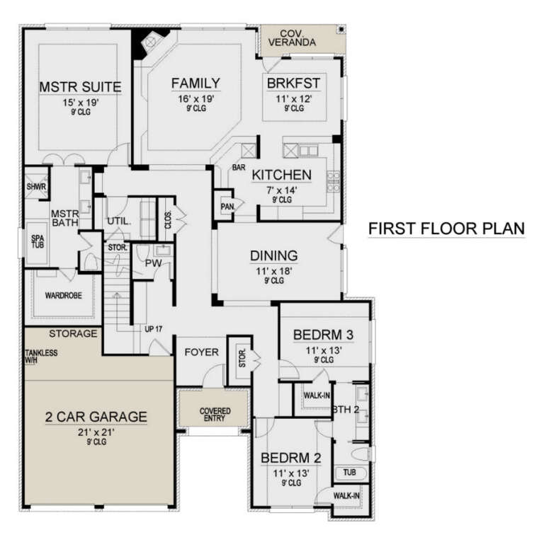 House Plan House Plan #30232 Drawing 1