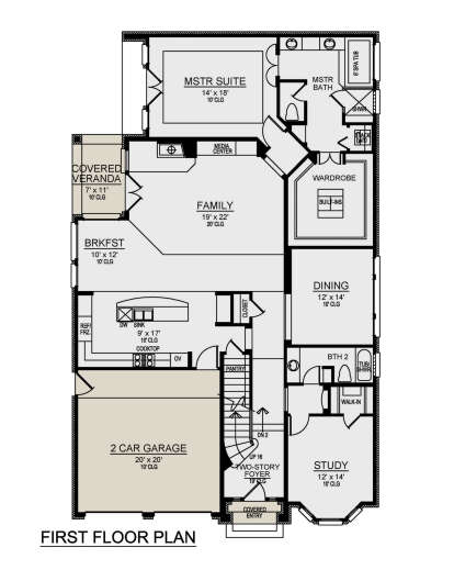 Main Floor  for House Plan #5445-00523