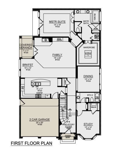 Main Floor  for House Plan #5445-00523