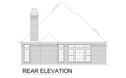 European House Plan #5445-00524 Elevation Photo