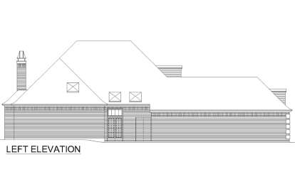 European House Plan #5445-00524 Elevation Photo