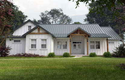 Modern Farmhouse House Plan #9300-00019 Elevation Photo