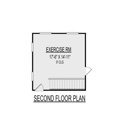 Second Floor for House Plan #9300-00019