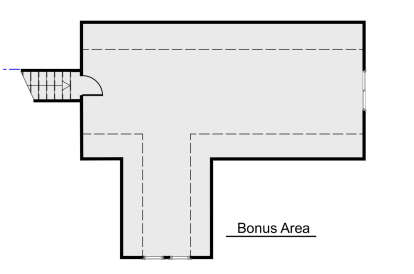 Bonus Room for House Plan #5922-00001