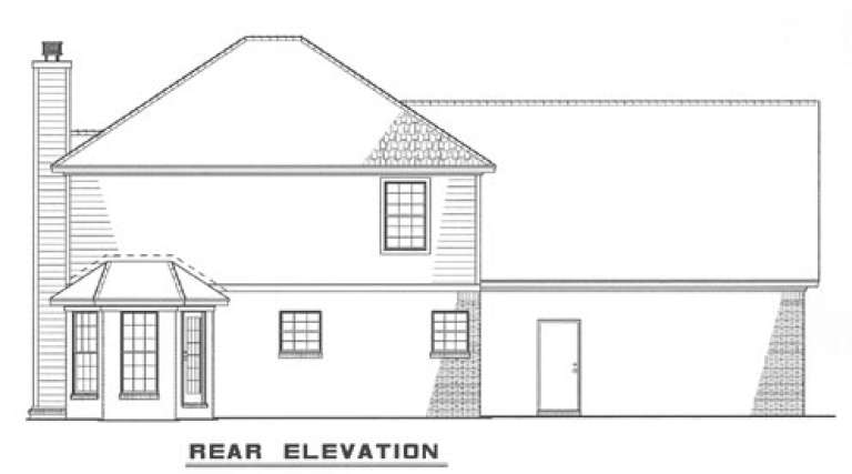 Country House Plan #110-00085 Elevation Photo