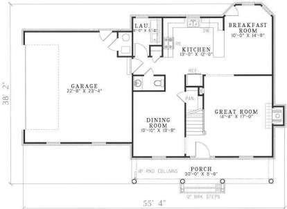 Floorplan 1 for House Plan #110-00085