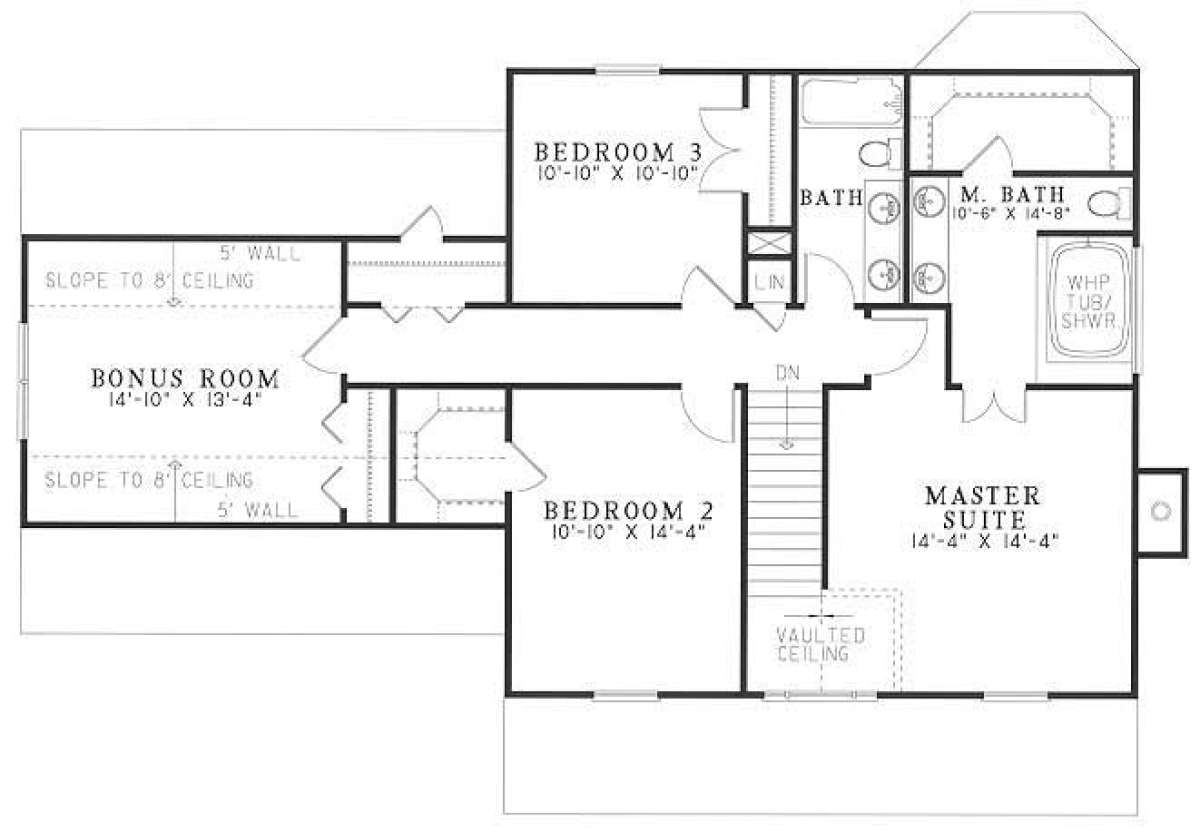 Floorplan 2 for House Plan #110-00085