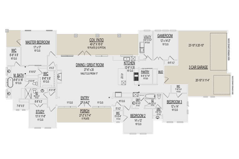House Plan House Plan #30241 Drawing 1