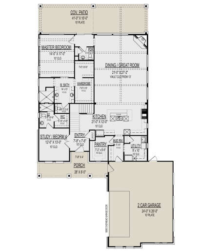 Main Floor  for House Plan #9300-00022