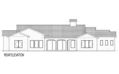 Mediterranean House Plan #9300-00023 Elevation Photo