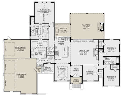 Main Floor  for House Plan #4534-00109