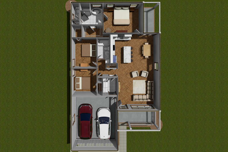 House Plan House Plan #30245 Drawing 2