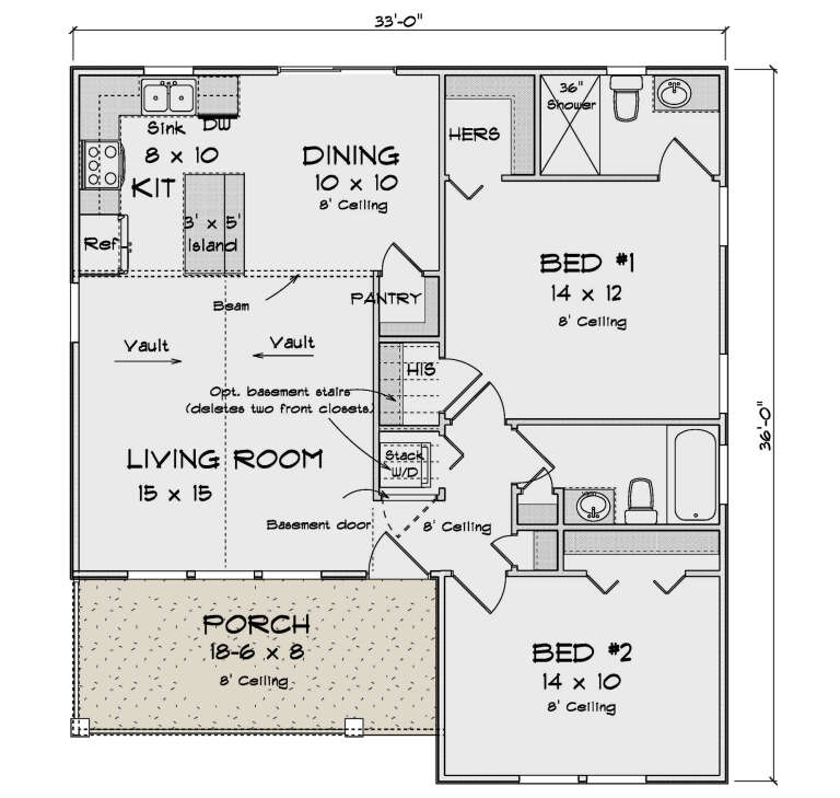 House Plan House Plan #30246 Drawing 1