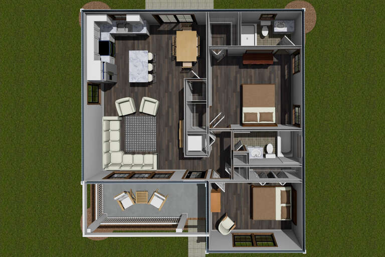 House Plan House Plan #30246 Drawing 2