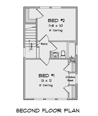 Second Floor for House Plan #4848-00404