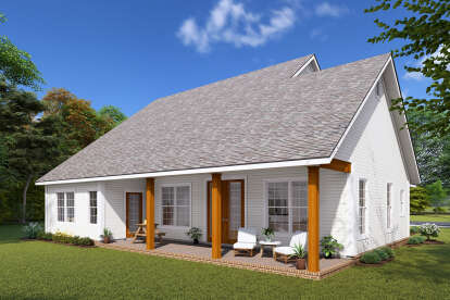 Modern Farmhouse House Plan #4848-00405 Elevation Photo