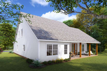 Modern Farmhouse House Plan #4848-00405 Elevation Photo